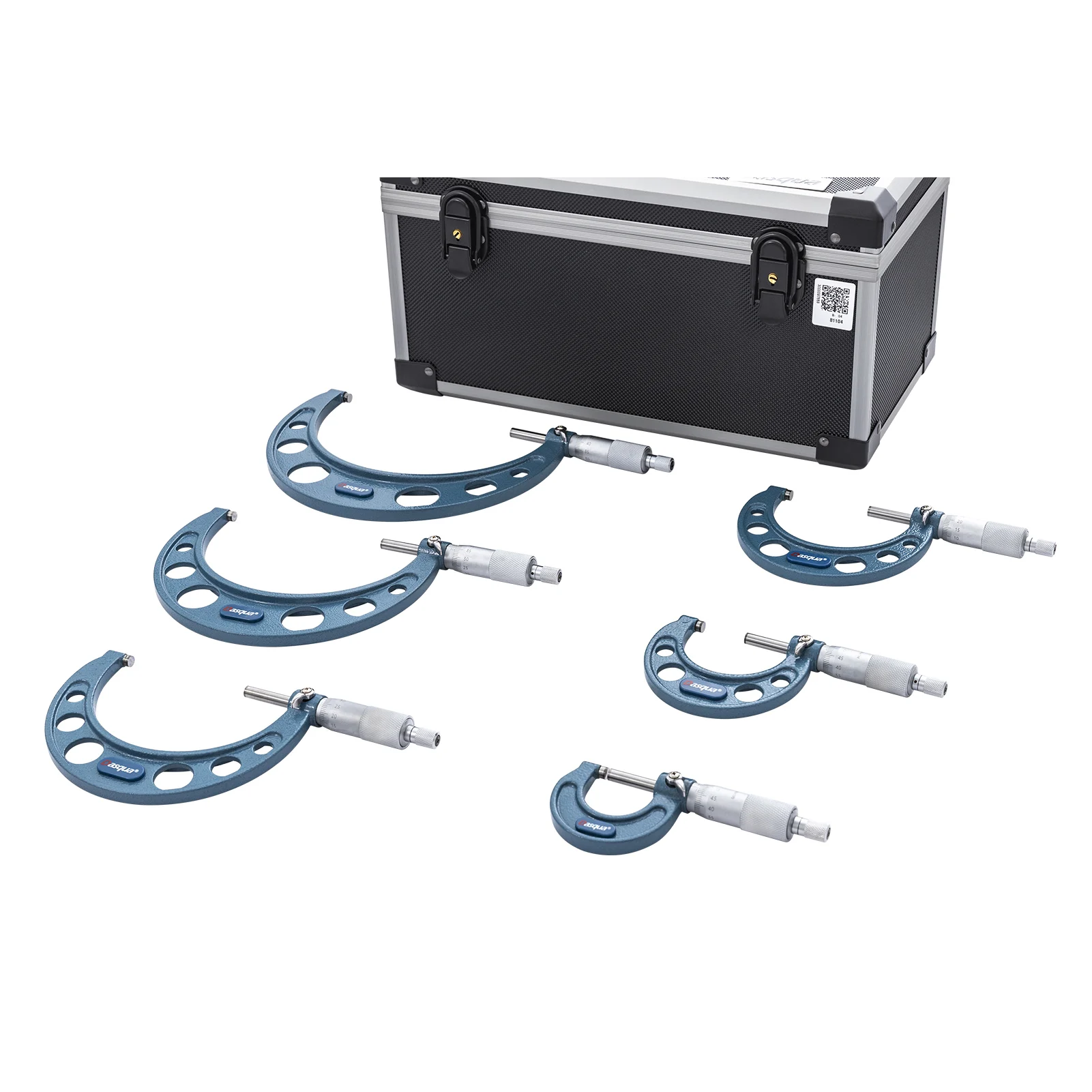 Dasqua 6 Pz 0-150 мм Micrometro Esterno Set 0-25 25-50 50-75 75-100 100-125 125-150 Analogico