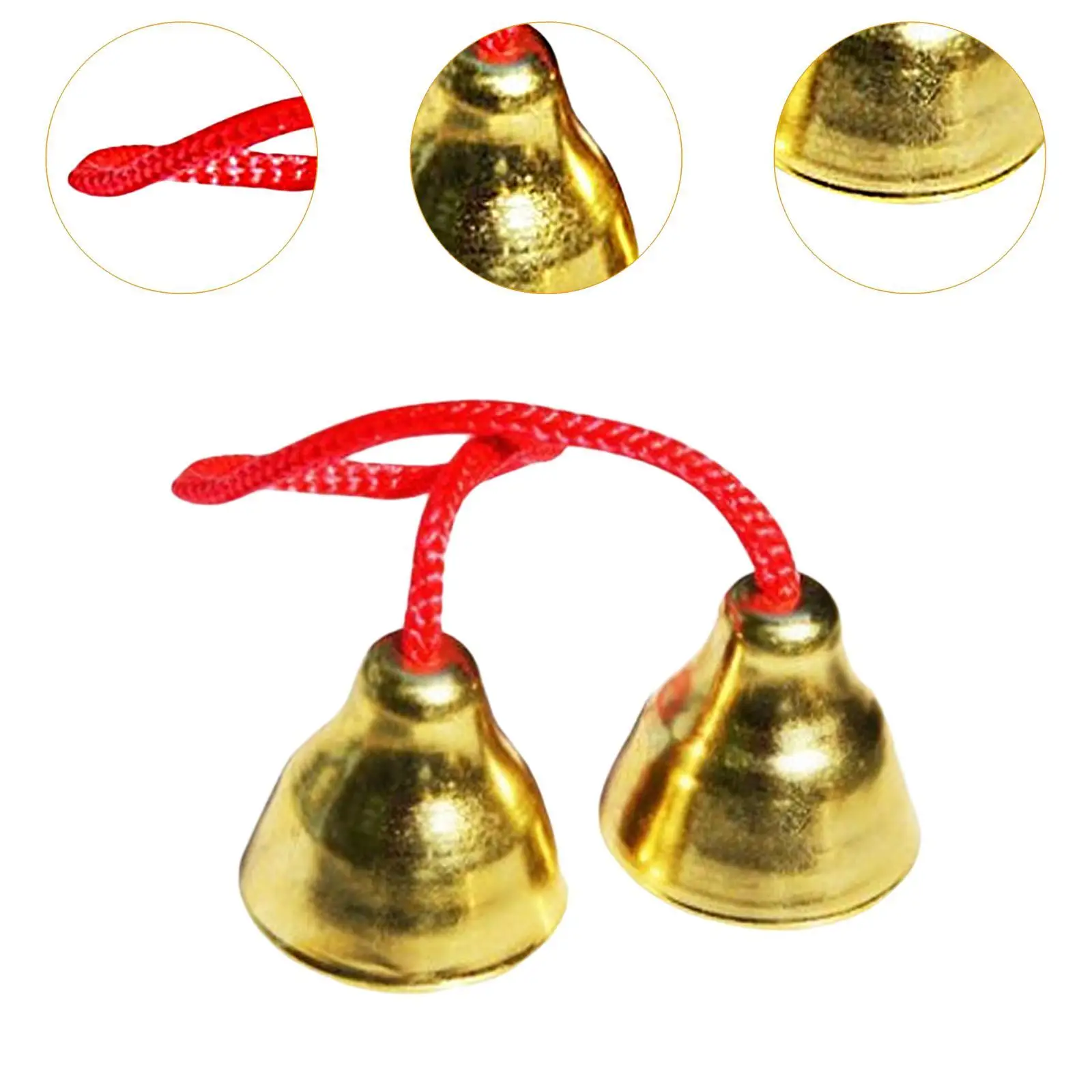 Набор металлических музыкальных колокольчиков 2 шт. перкуссионные колокольчики