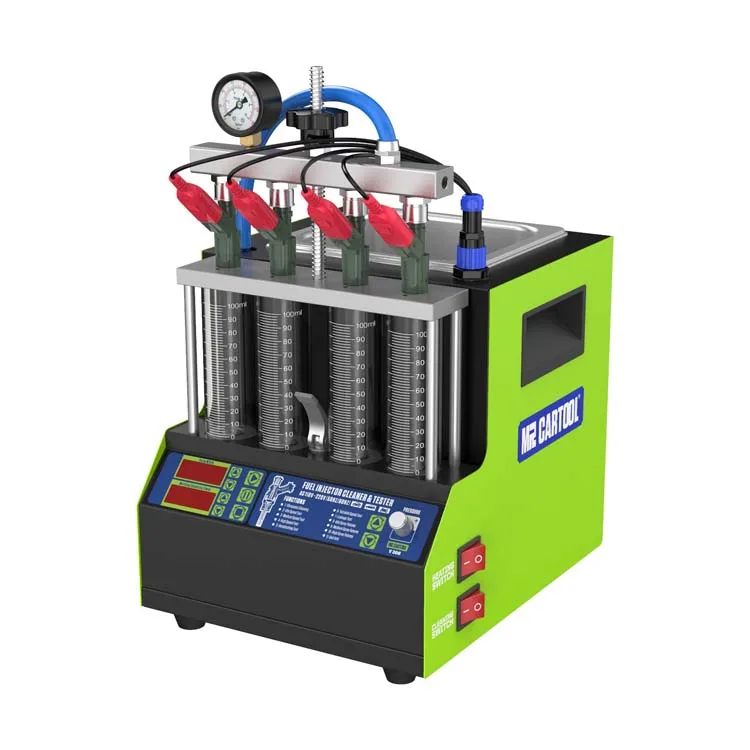 

V308 110 В 4-цилиндровый ультразвуковой тестер очистки топливного инжектора, Очистительная Машина для транспортных средств