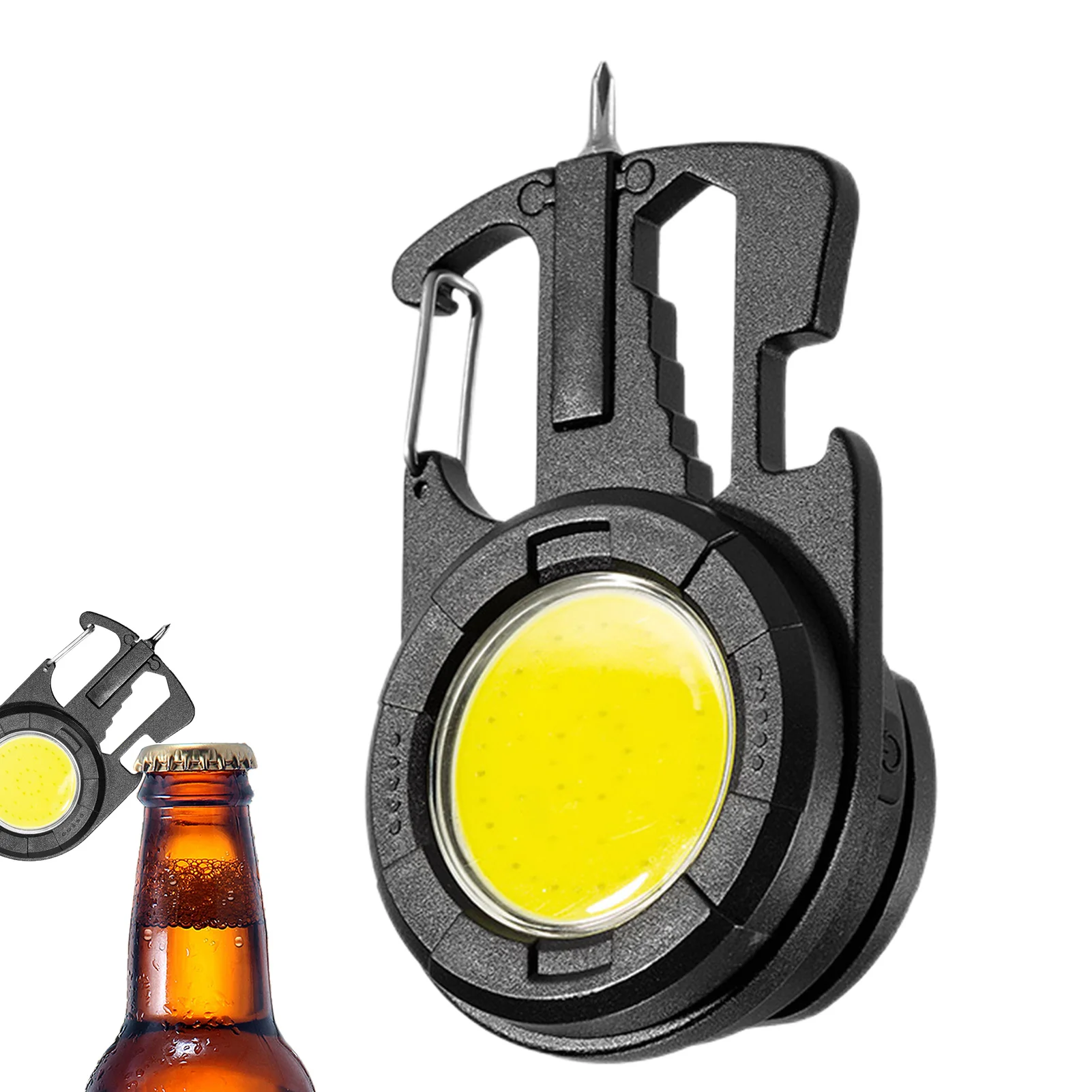 

Водонепроницаемая USB-вспышка с брелоком, перезаряжаемый переносной рабочий светильник с 4 светильник почками