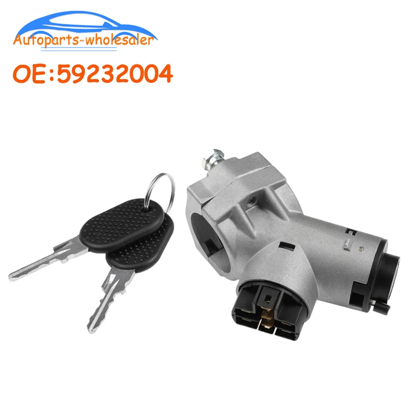

59232004 For FIAT DUCATO PEUGEOT BOXER CITROEN RELAY JUMPER Ignition Lock Cylinder & Switch Key 46433188/46435868/5882247