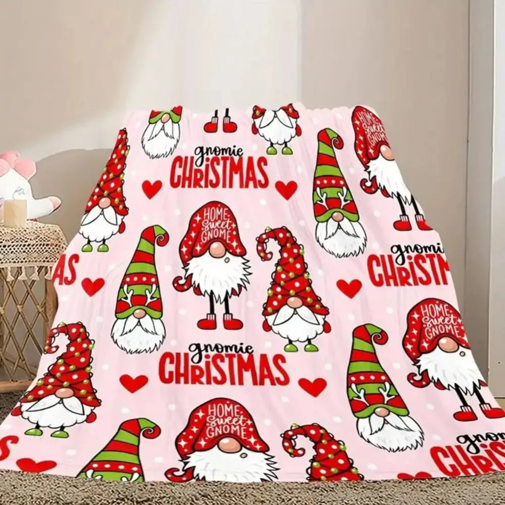 

Рождественские фланелевые одеяла с изображением гномов