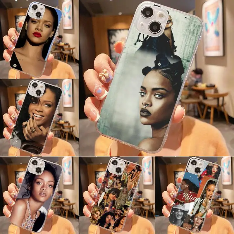 

Work-Girls-R-Rihanna Phone Case For Iphone 7 8 Plus X Xr Xs 11 12 13 Se2020 Mini Mobile Iphones 14 Promax Case