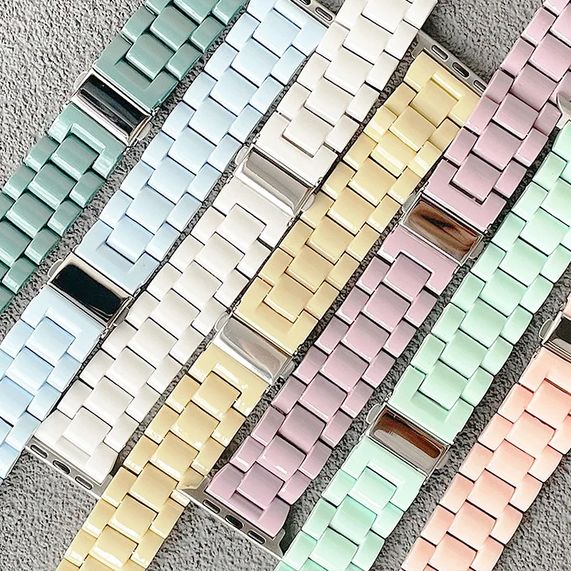 

Candy Strap For Apple Watch Ultra 49mm 7/8 41mm 45mm 44mm 40mm Smart Wrist link bracelet iwatch series 5 4 3 6 SE 38/42MM Band
