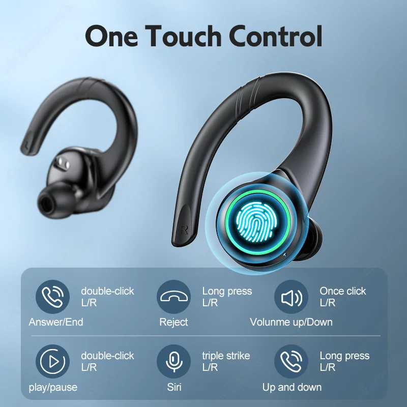 Беспроводные наушники с микрофоном TWS Bluetooth 5 2 шумоподавлением Hi-Fi басовые