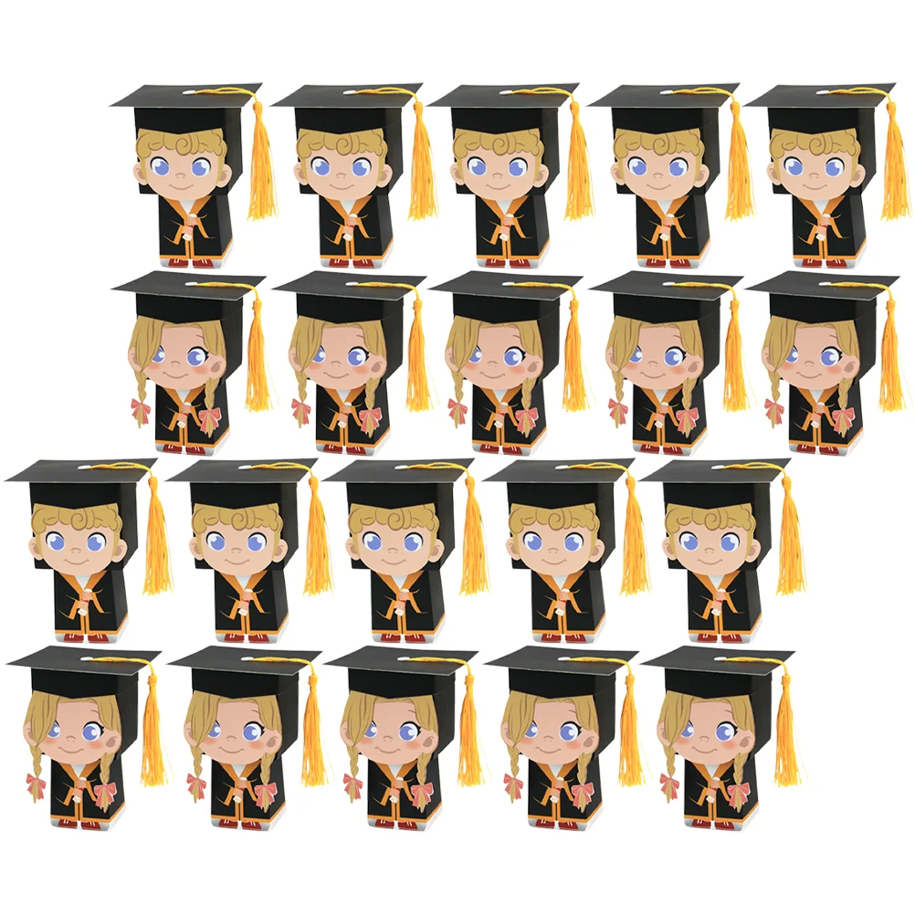 20 шт. Выпускная коробка для конфет коробки чехлы крышка контейнеры вечеринок