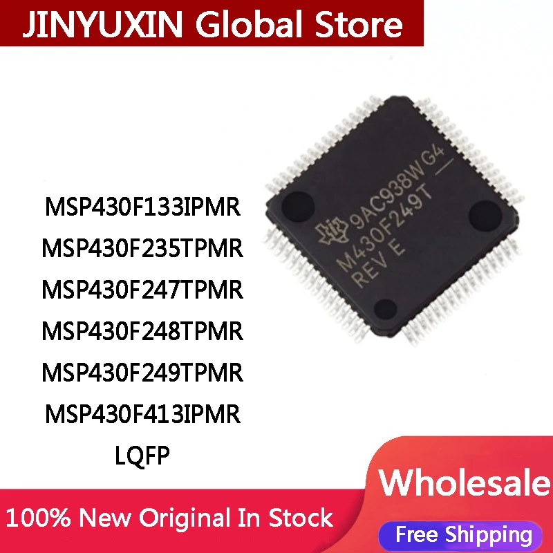 Микросхема MSP430F133IPMR MSP430F235TPMR MSP430F247TPMR MSP430F248TPMR MSP430F249TPMR MSP430F413IPMR LQFP, оптовая продажа