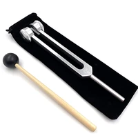 hot 256hz 256c aluminum alloy tuning fork with hammers for nervous system testing sound healing therapy health care