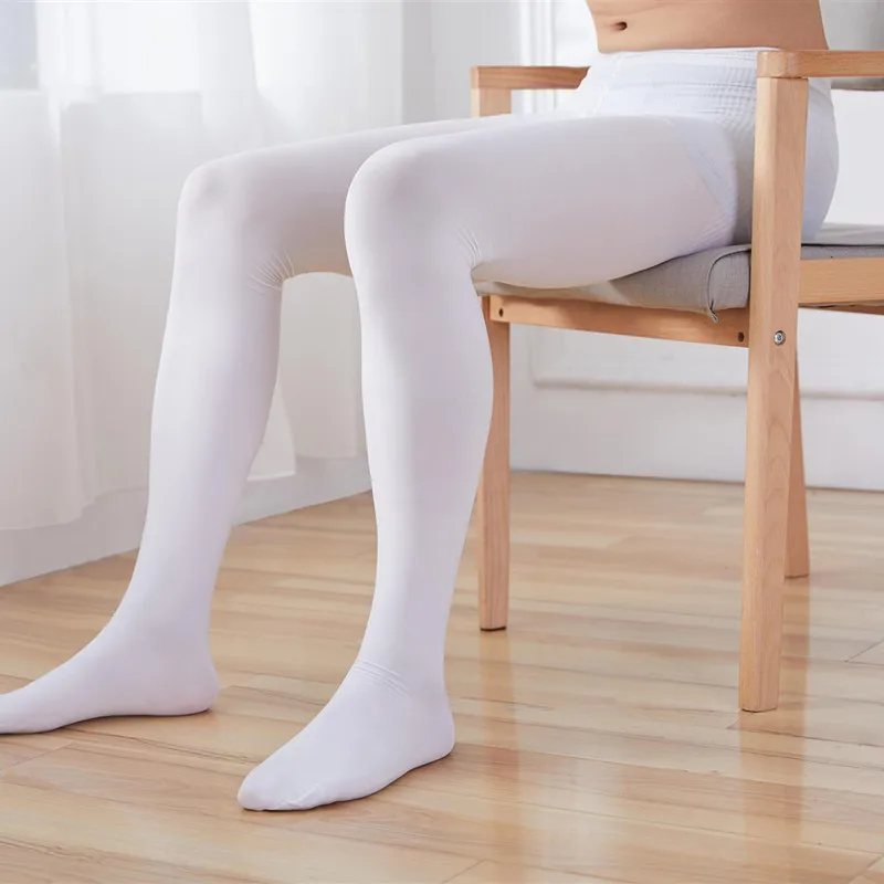 2024 мужские колготки расширенные черно-белые весенне-осенние тонкие спортивные