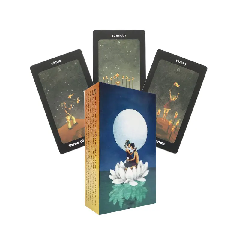 

New English Sun And Moon Tarot Leisure entertainment Fate Chess Cards Game Tarot And Various Of Tarot Selection Is Worth Having