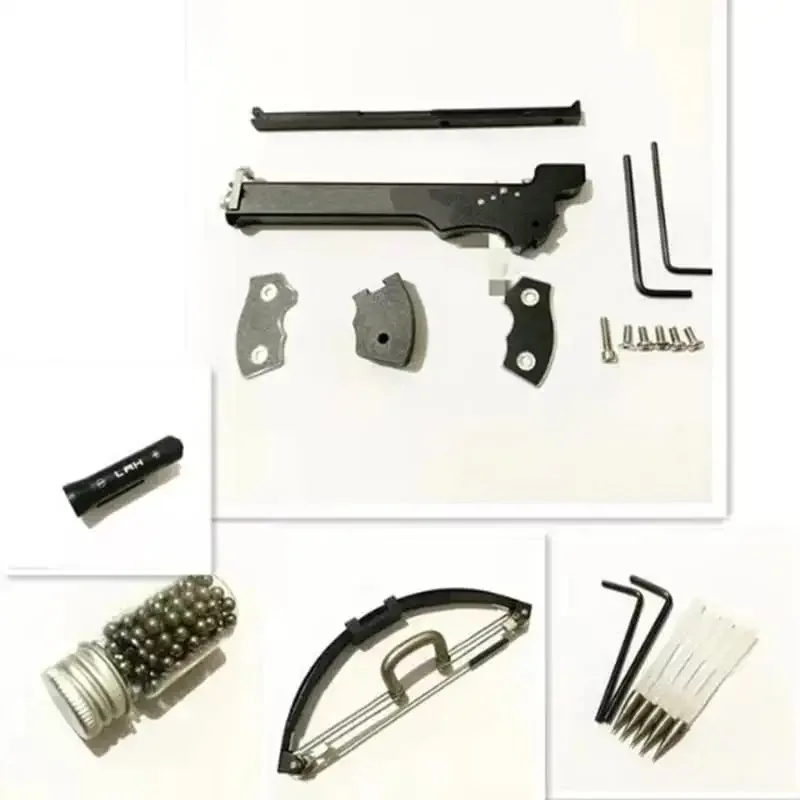 

Черный мини-инструмент для охоты и рыбалки, тренировочная игрушка для стрельбы, игрушечный лук из металлической проволоки