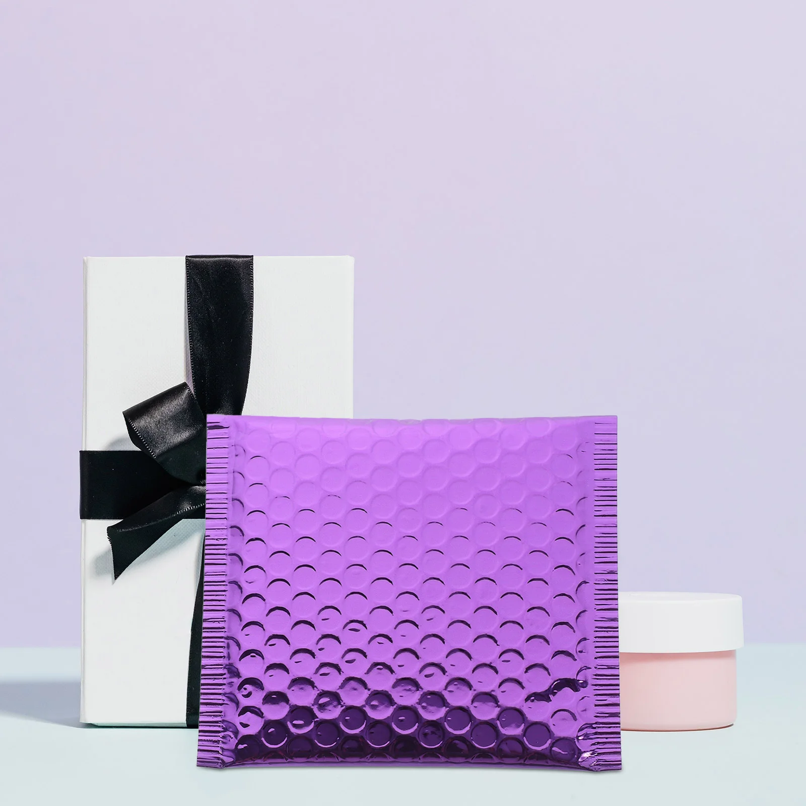 

20 Pcs Colored Purple Envelopessss Convenient Shipping Bags Small Business Hot Melt Adhesive Package Supply Accessory