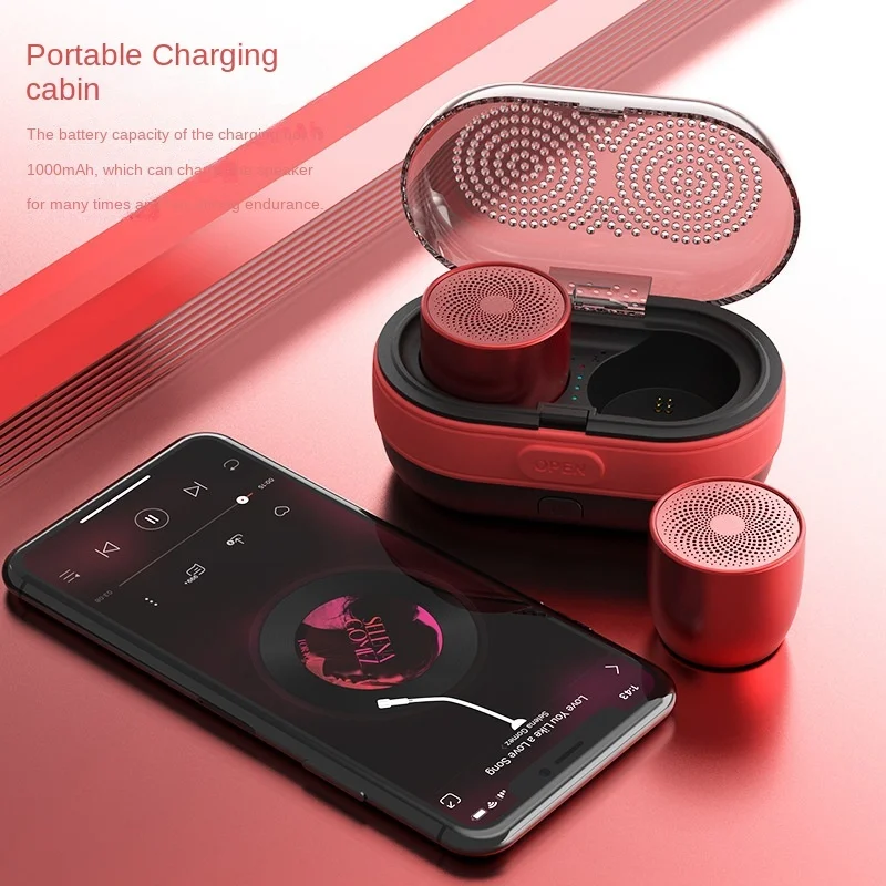 

Новинка 2021, Bluetooth-динамик, портативный мини-сабвуфер для улицы, креативный беспроводной TWS-динамик