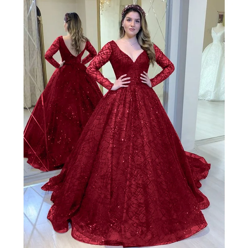 

2023Casual elegant comfortable slim dress, spring new women's wear new sexy deep V long sleeved dress slim dress