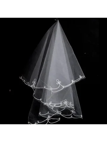 Белая свадебная фата LOVEYING