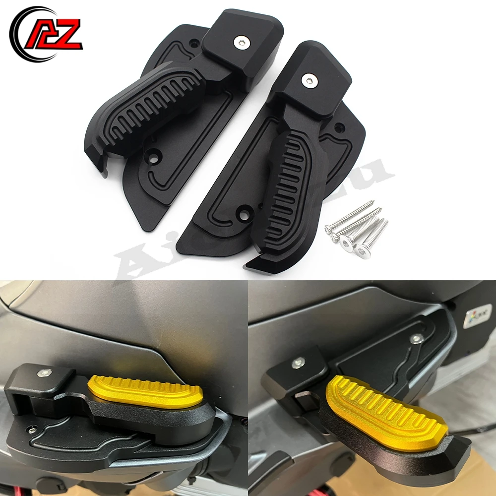 

For Vespa Primavera Sprint 125 150 3vie Motorcycle Folding Rear Footrest Foot PegsPassenger Footpegs Rests Pedal Pad