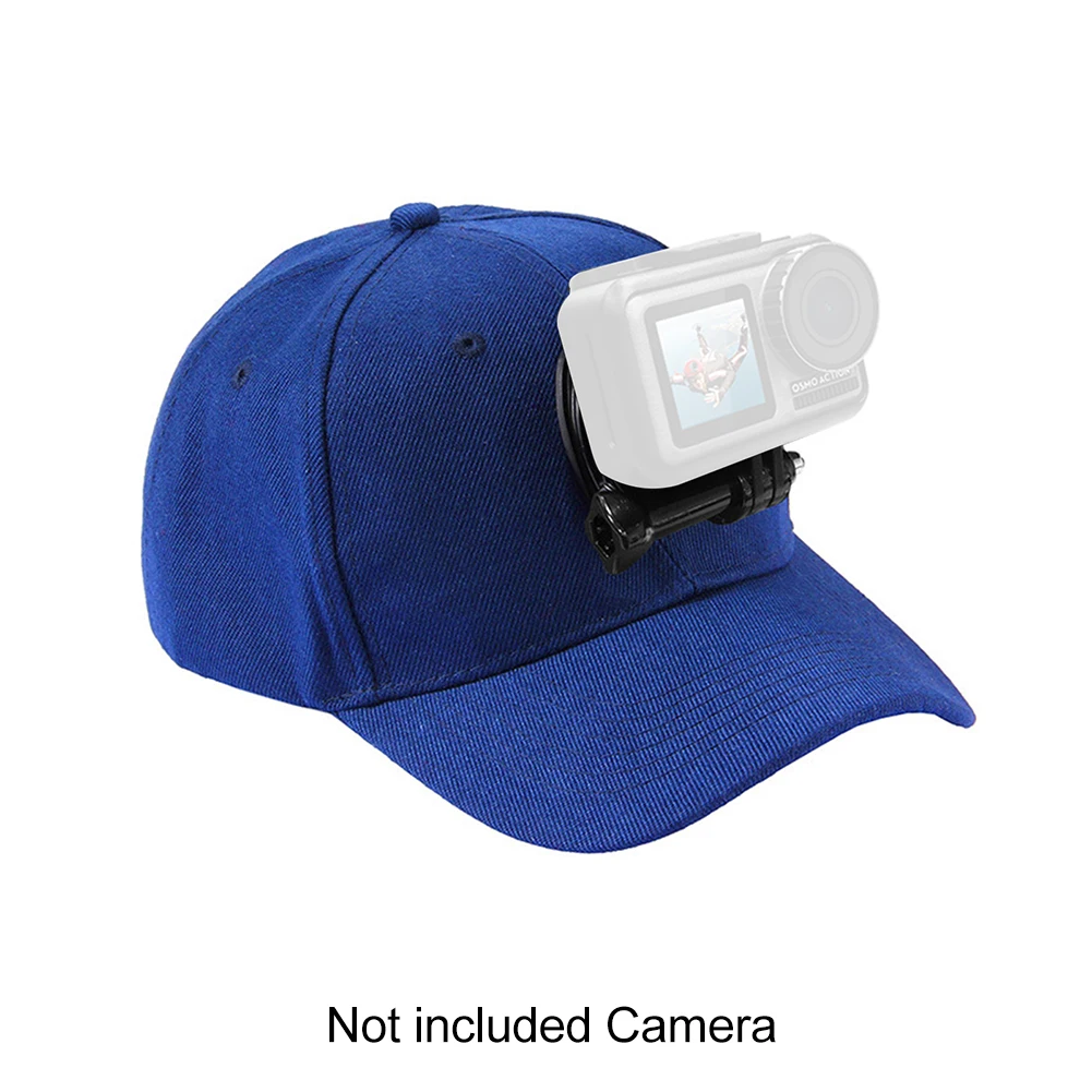 

Baseball Cap Soft Outdoor Sports Gift With Action Camera Mount Comfortable J Shape Base Durable Hiking Fit For DJI Osmo Action