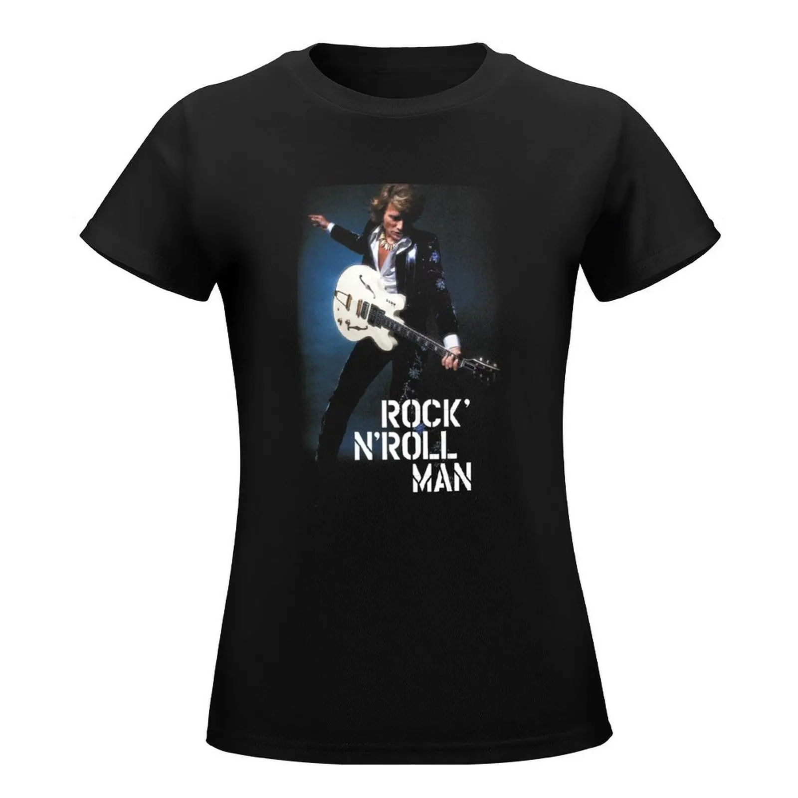 Мужская Футболка ROCK N ROLL топы футболка с коротким рукавом блузка платье для