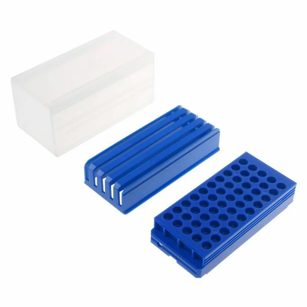 

50 Holes Portable Organizer Tool Transparent Drill Bit Storage Box Durable Holder Practical PP Drawer Type Accessories