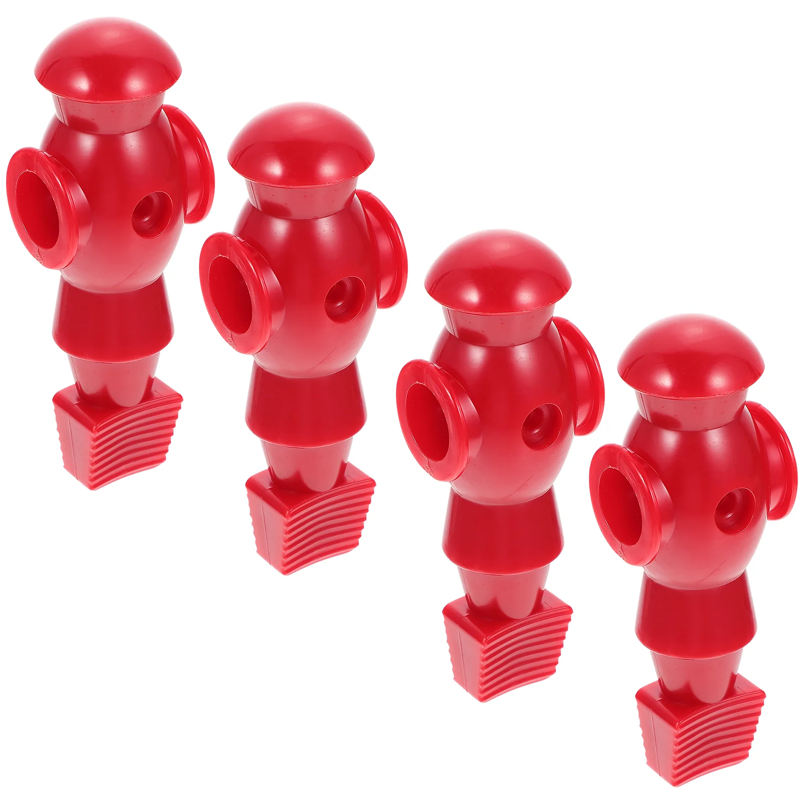 

4 Pcs Poker Mechanical Football Machine Supplies Table Desktop Accessories Dummy Soccer Figurine Resin Man Mini