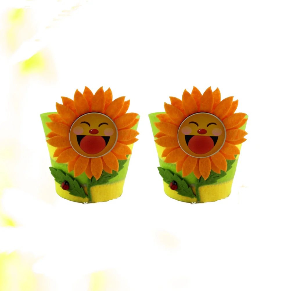 

Eastercandy Bucket Gift Felt Kids Party Basket Packaging Toy Decorative Egg Children Container Toteflowersupplies