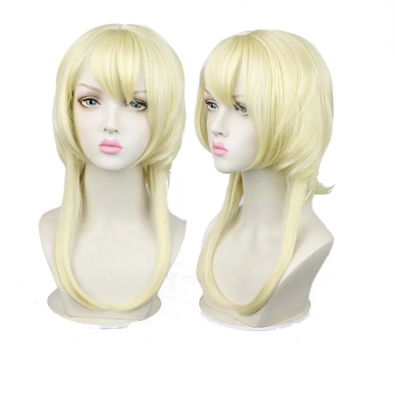 

Cartoon Anime Character Lumine Halloween Cosplay Wigs Party Role Playing Dress Up Synthetic Fiber Hair Props Fashion Accessories
