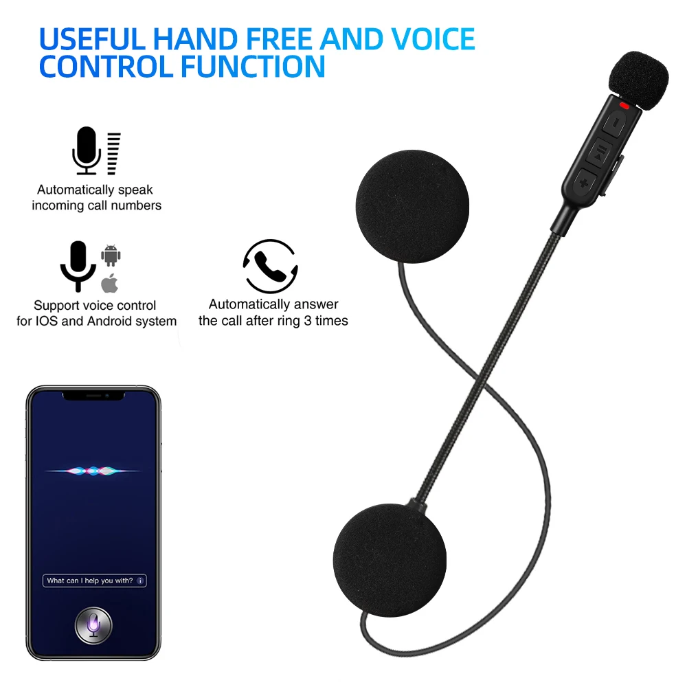 Bluetooth-гарнитура NYF BT30 мотоциклетная с поддержкой Bluetooth 5 3 и аккумулятором 900 мА · ч