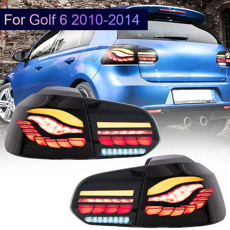 

Car Lights For VW Golf 6 2010-2014 LED Taillights Golf6 MK6 Tail Light DRL Rear Turn Signal Retrofitting Auto Accessories