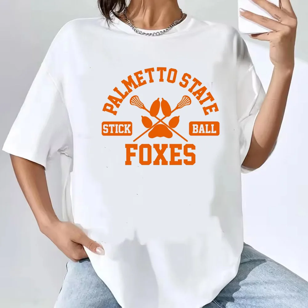 Все для игр Palmetto State Foxes футболка женская Pastel Psychedelic 80s аниме рубашка Харадзюку
