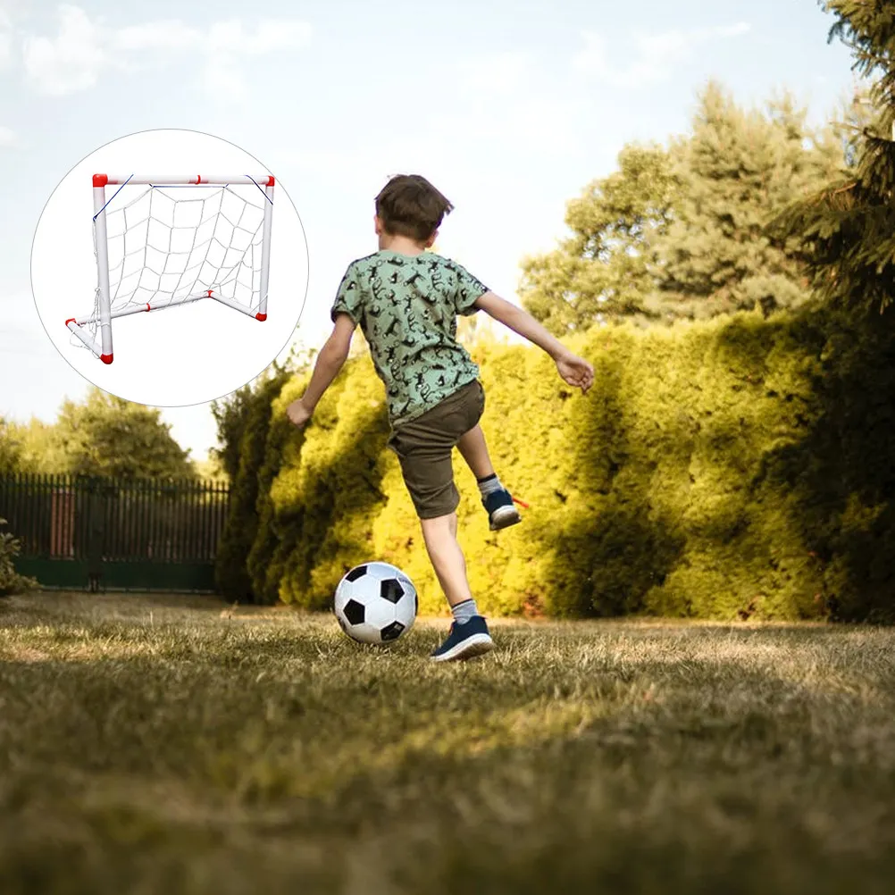 Набор из 1 комплекта премиальных складных футбольных ворот для двора, портативные мини-ворота для футбола, оборудование для детских спортивных тренировок, подарок (art.: 3920db416f9cb) - 3920db416f9cb