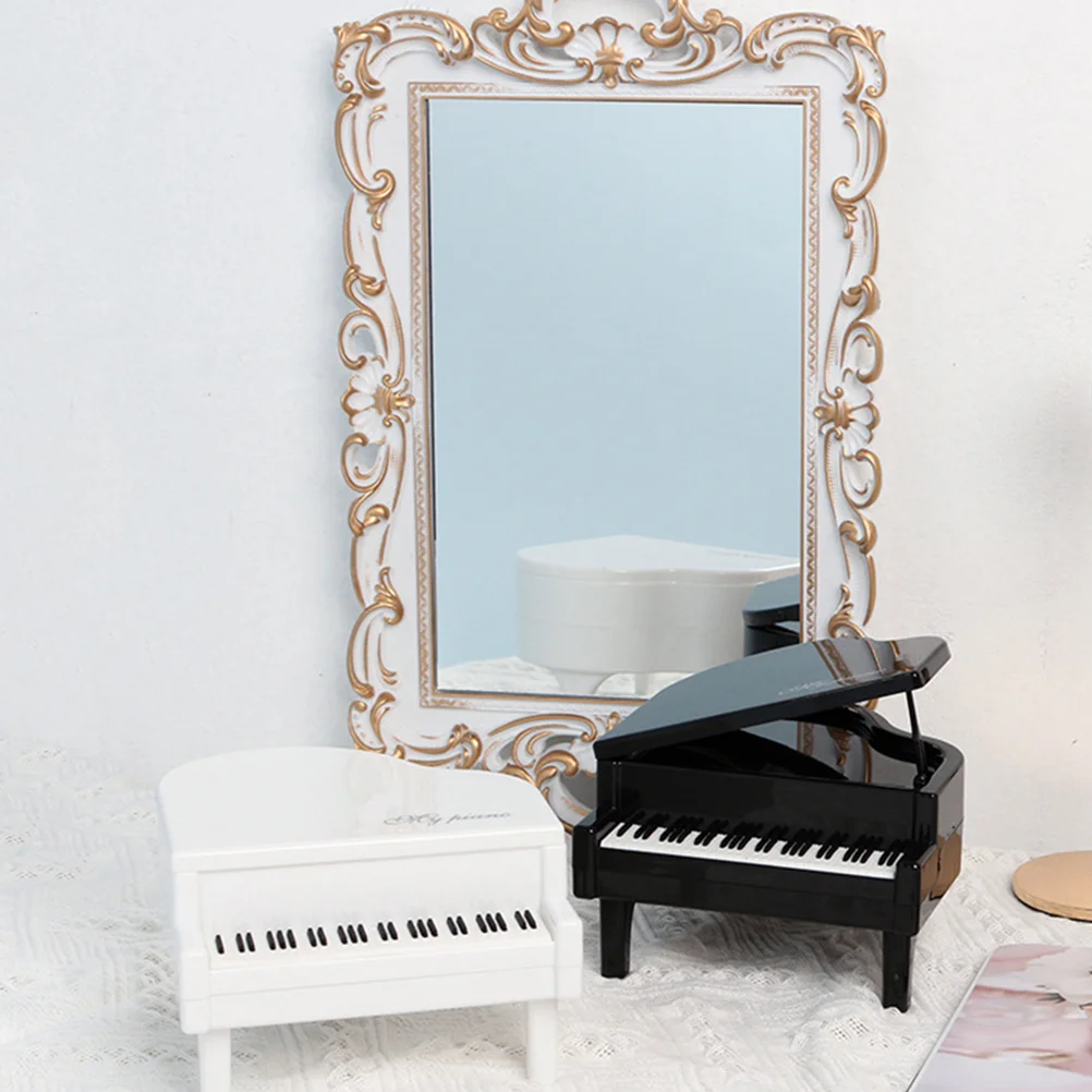 Piano Desktop Adornment Musical Instrument Ornament Model Decor Photography Prop