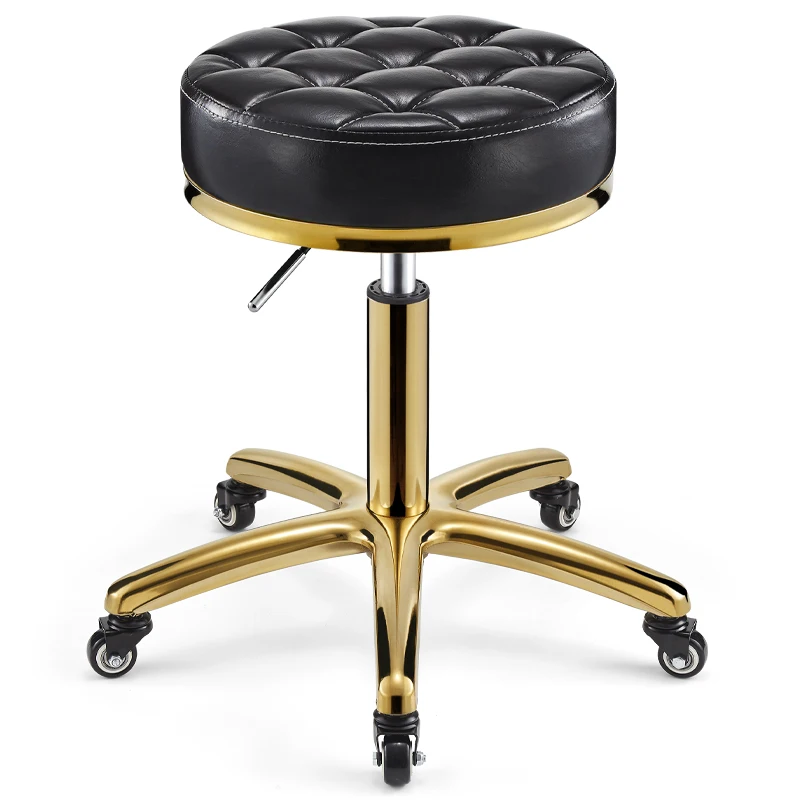 Вращающийся стул для парикмахерской из нержавеющей стали |