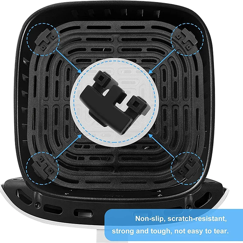 4 шт. резиновые бамперы для фритюрницы силиконовые детали мгновенного вихревого