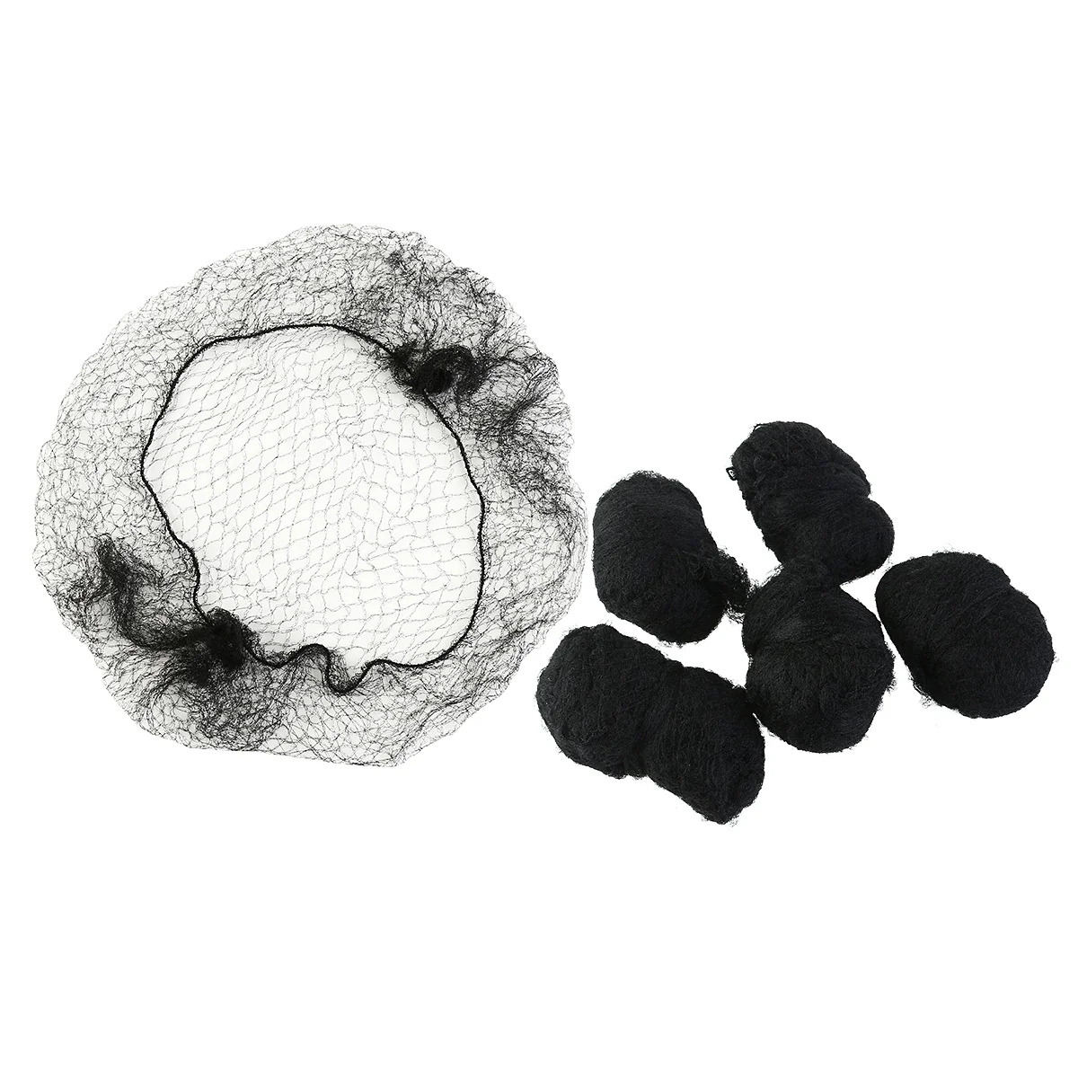 

Frcolor 100 шт сетки для волос невидимые эластичные сетчатые наряды Аксессуары для женщин и девочек женские черные
