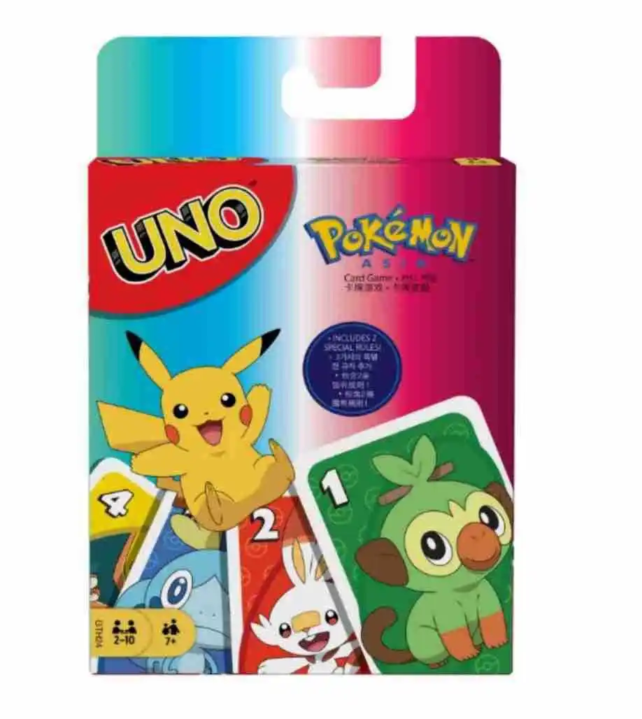 

Покемон аниме Игра UNO Pikachu Eevee карты семейная настольная игра покерные Карты Покемон подарок для детей