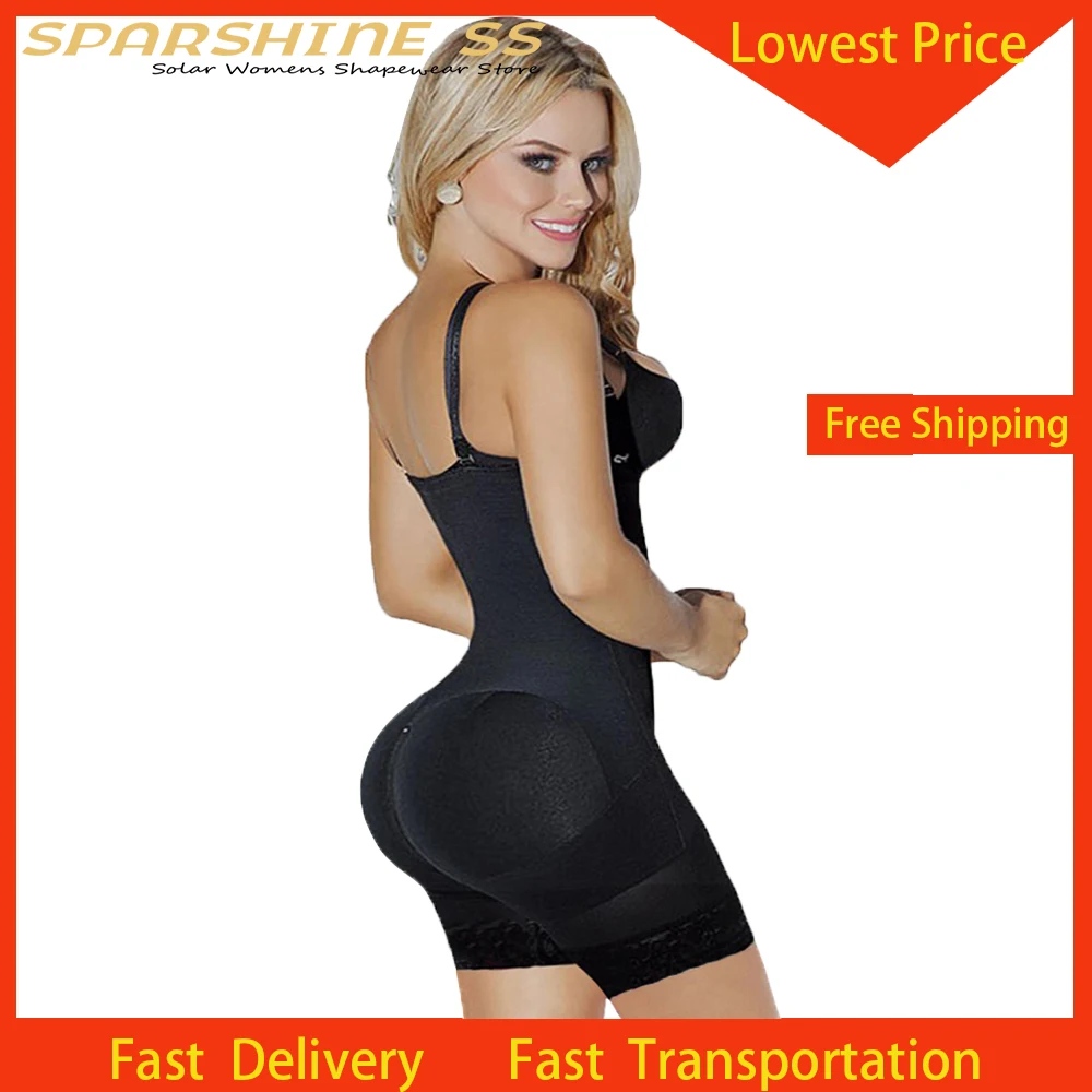 

Faja Reductoras Y Moldeadoras Mujer Breathable Body Shaper for Women Tummy Control Shapewear with Adjustable Straps