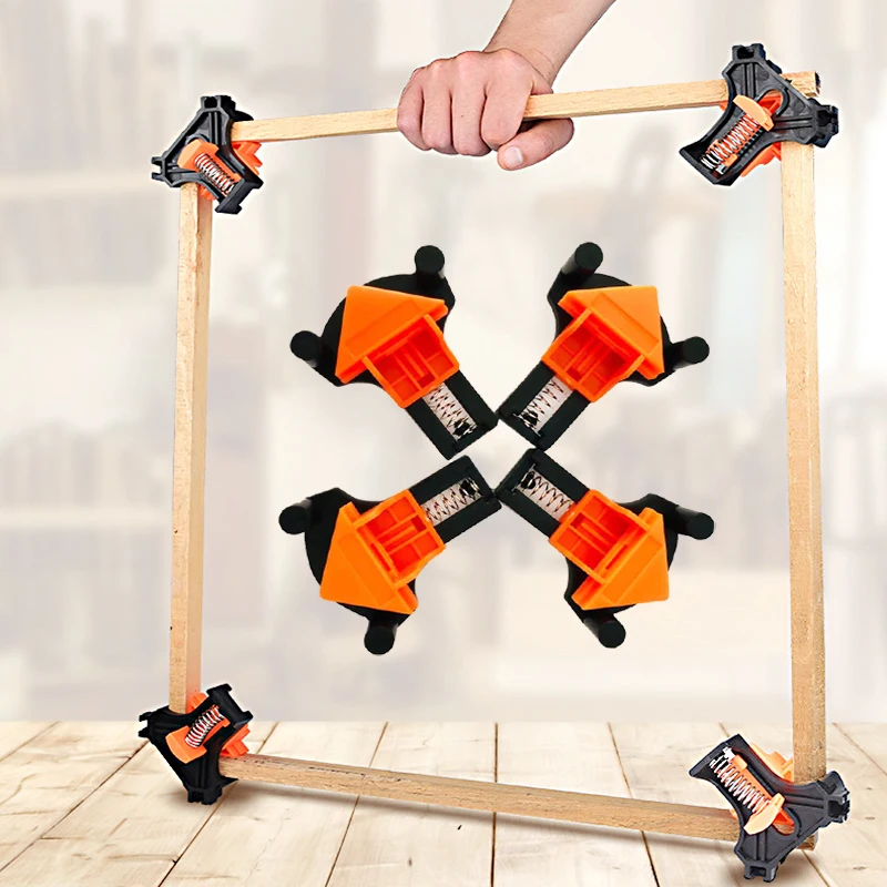 Плотницкие зажимы He-AD для дерева 60°/90°/120°