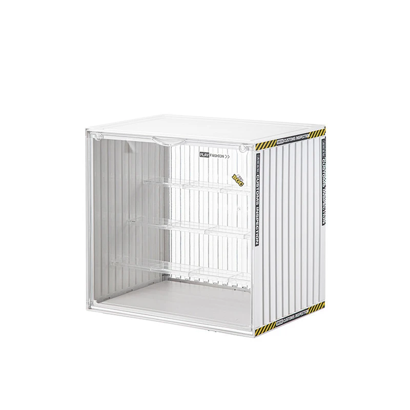 Коробка-витрина трехслойный акриловый гаражный комплект модель игрушки