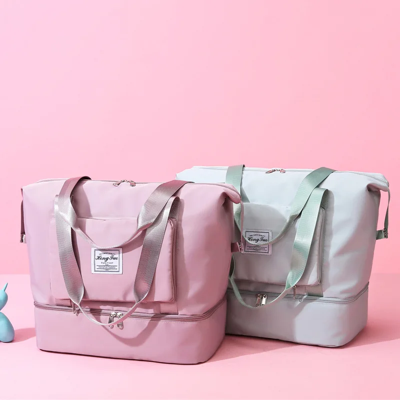 

Спортивная Дорожная сумка для хранения, вместительная сумка для багажа, водонепроницаемая Женская Складная сумка, новая сумка-тоут