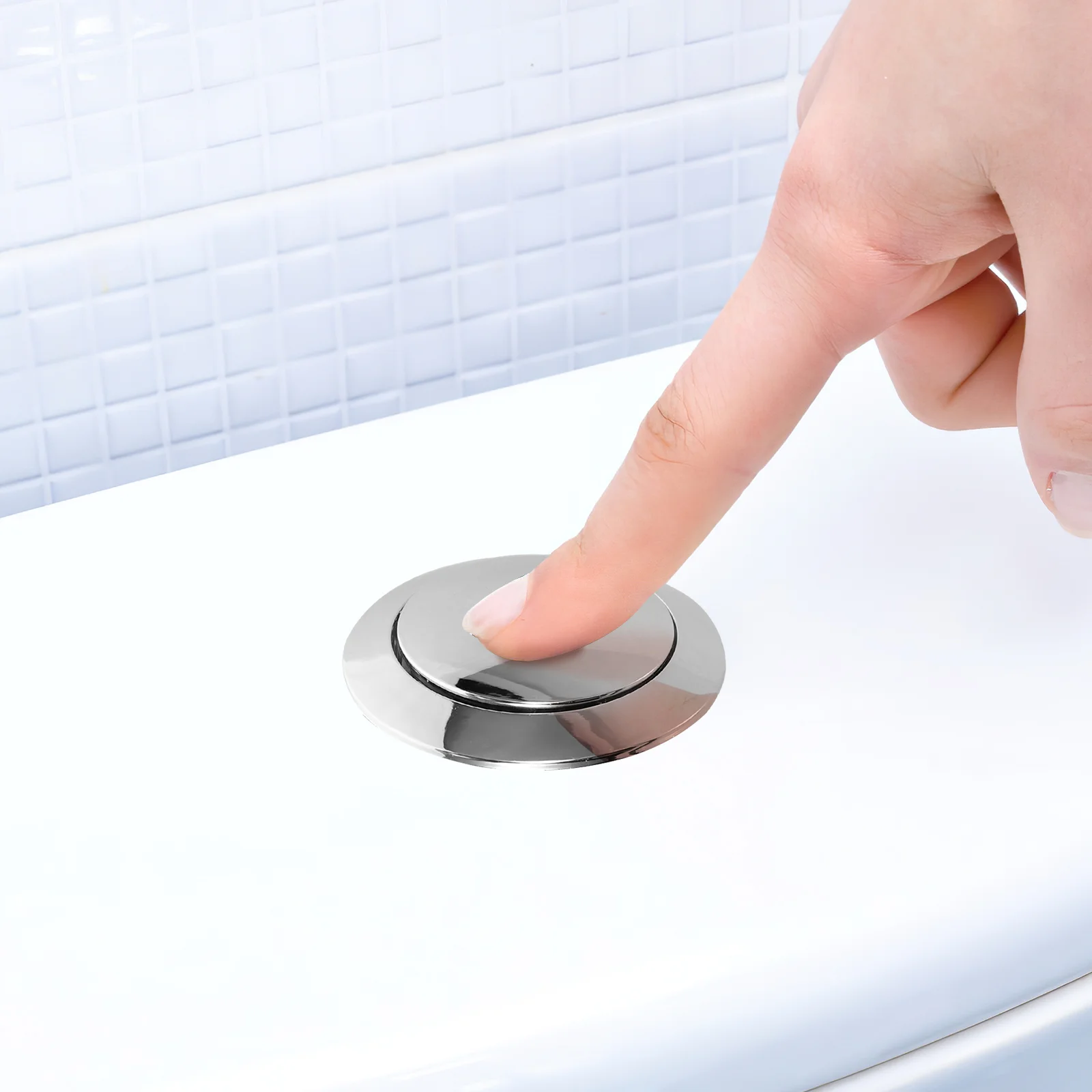 

Toilet Button Flush Tank Push Flushing Water Buttons Dual Replacementuniversal Lever Closestool Suppliesbathroompartshandle
