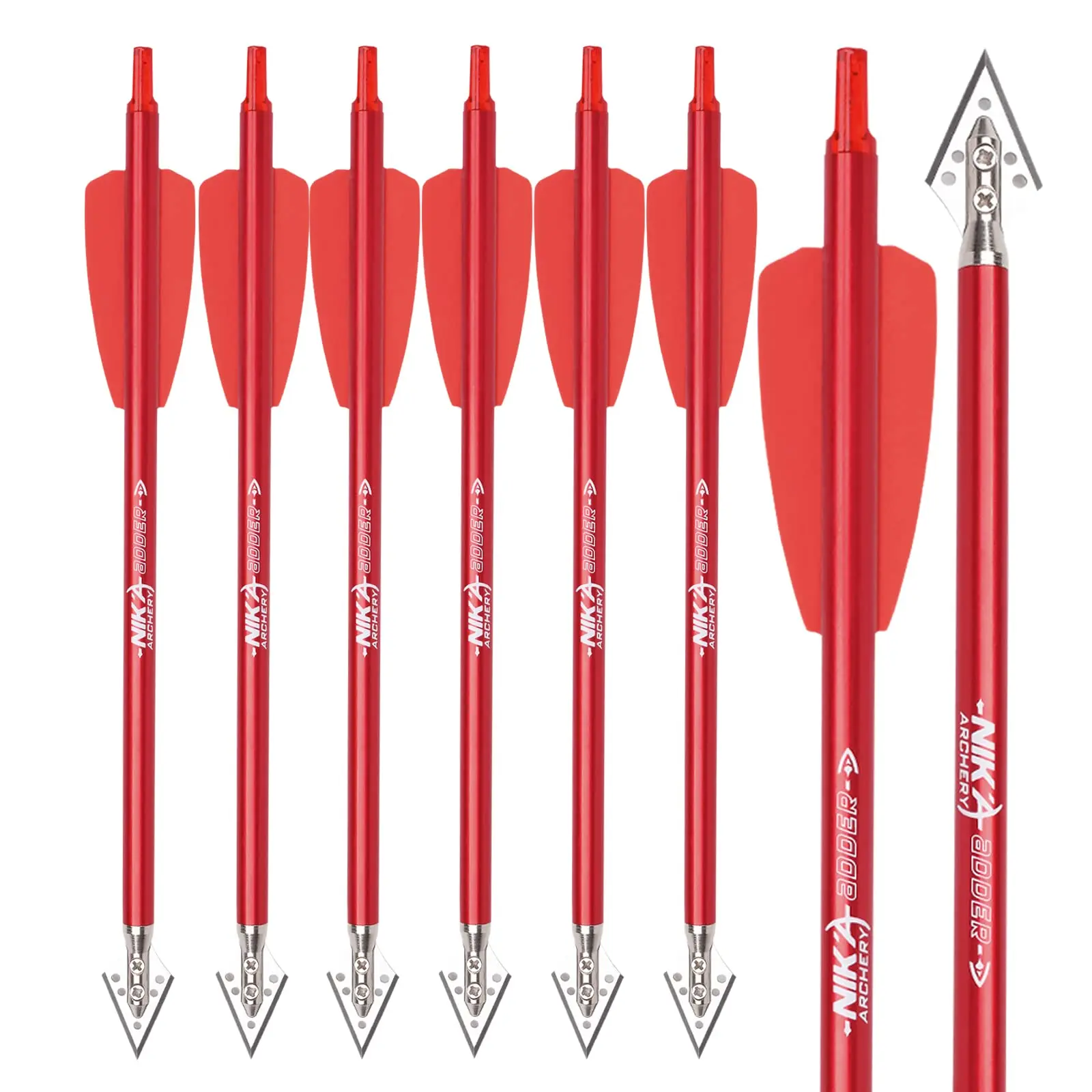 

Арбалетные стрелы ELONG для улицы, алюминиевый болт 7,5 дюйма, для стрельбы из лука Ek, система кобры с 2 крыльями для стрельбы из лука, стрельбы из лука
