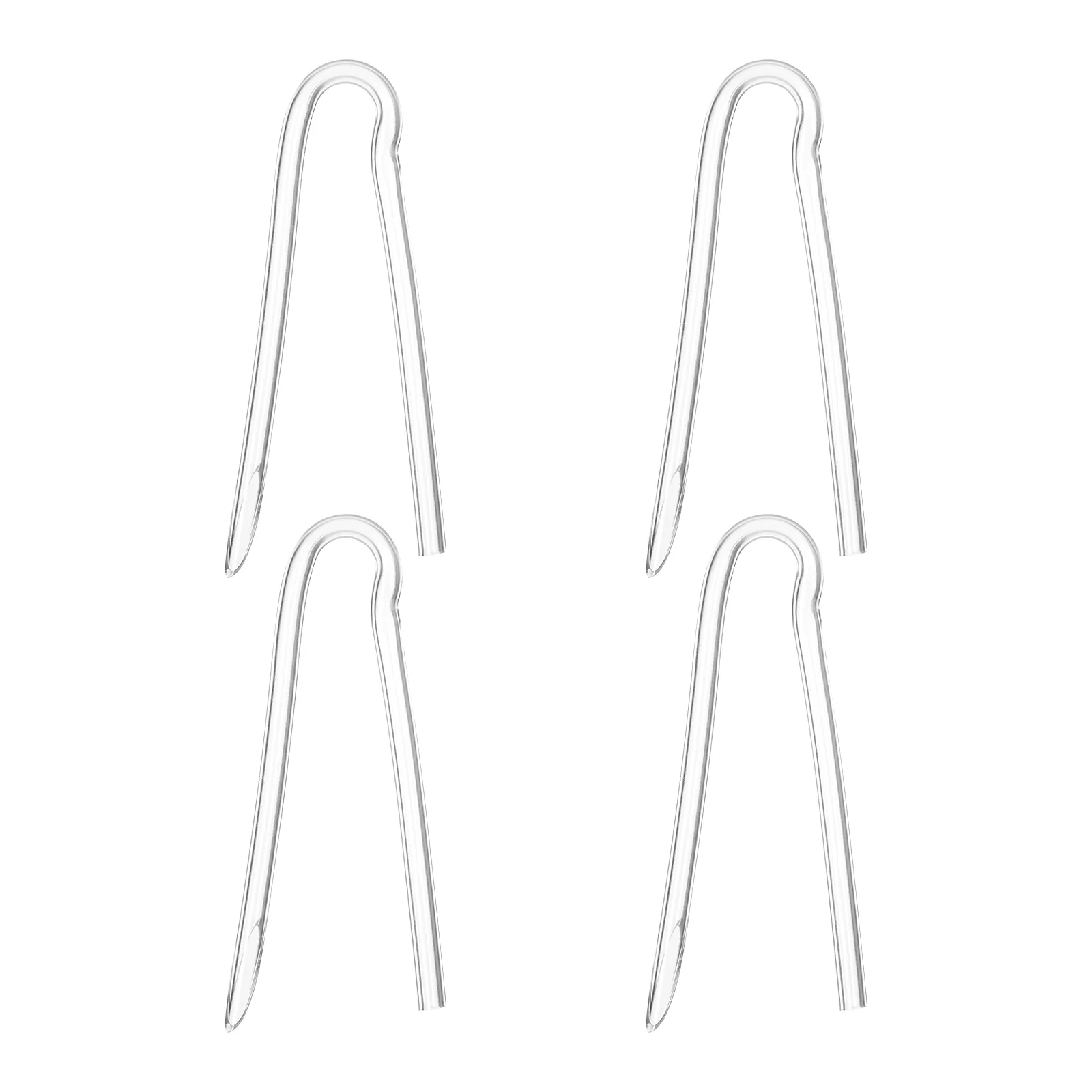 4pcs Practical Preformed Tubes BTE Preformed Tubes Hearing Tubes