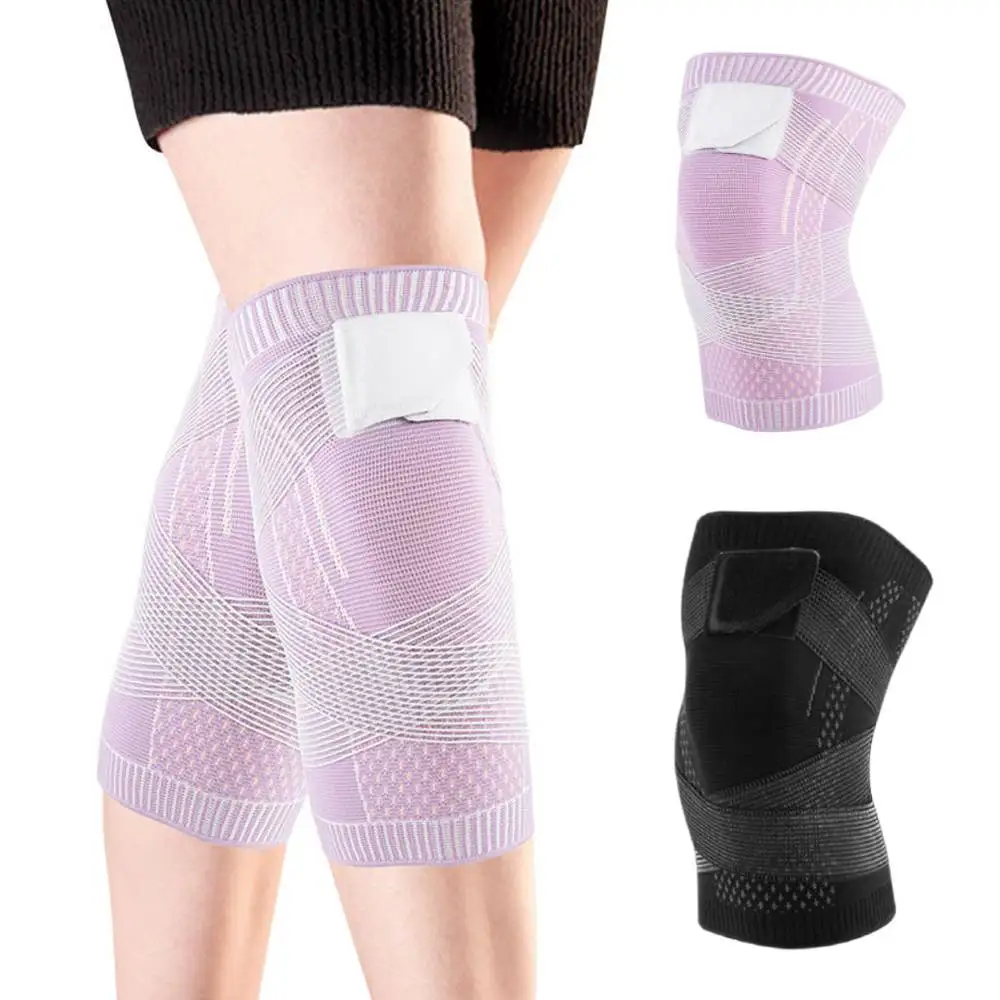 

Спортивный наколенник, дышащий Бандаж для фитнеса, бега, волейбола, баскетбола, фитнеса