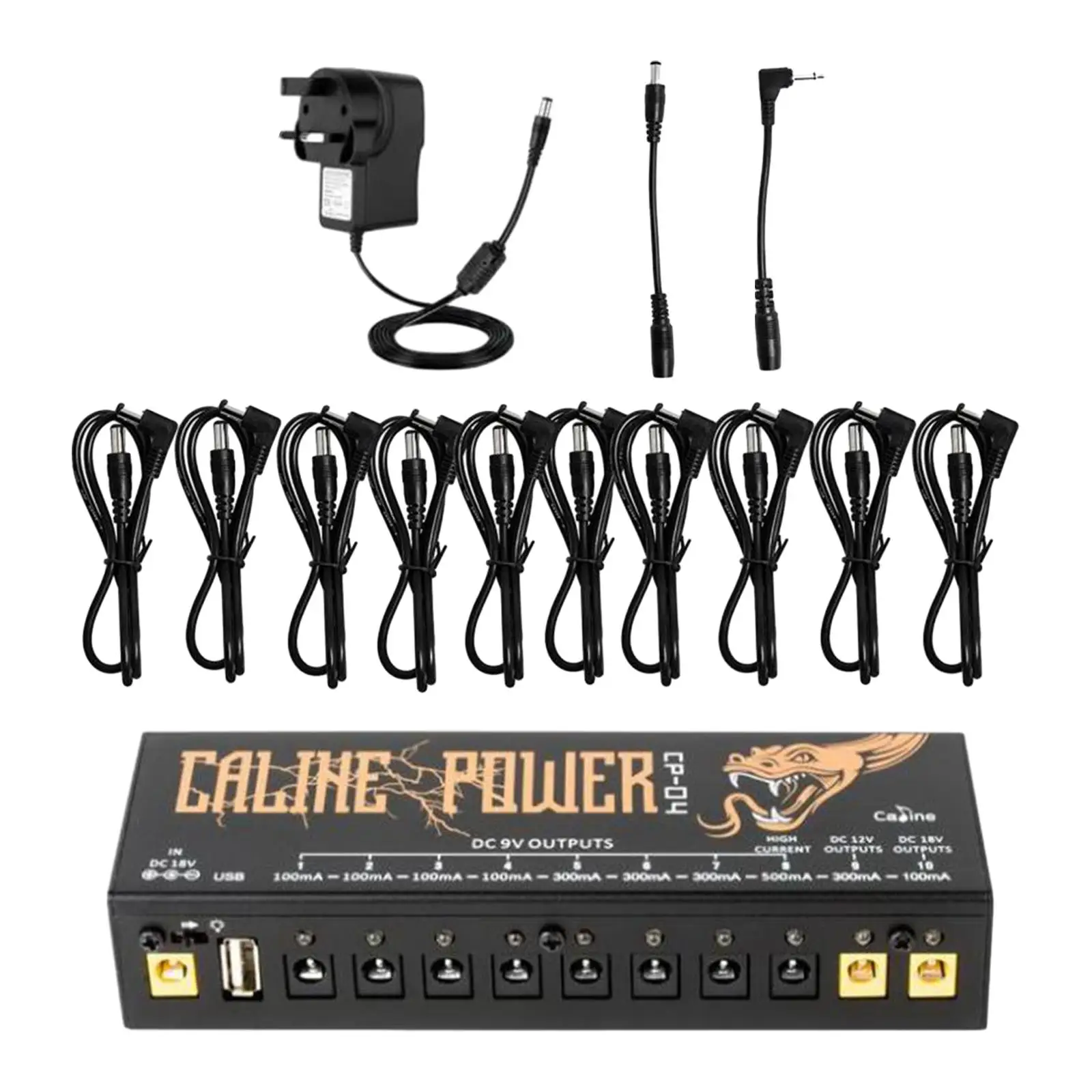 Блок питания для гитар 18 В 1 А портативная педаль эффектов гитары