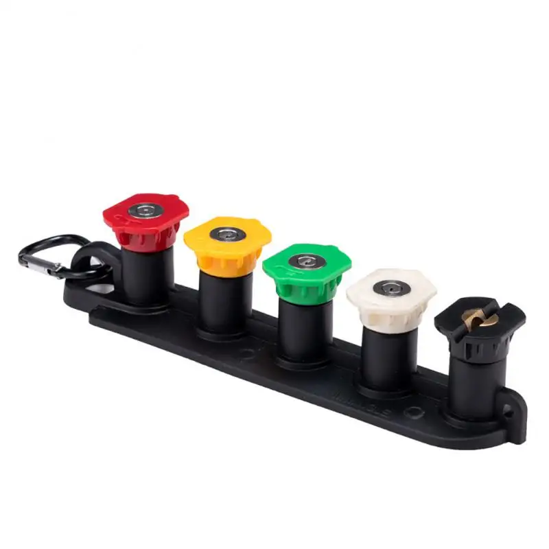 

High Pressure Water Gun Stainless Steel Nozzle Fan Nozzle 1 / 4 Quick Plug Color Nozzle Five Color Seven Color Suit Water Gun