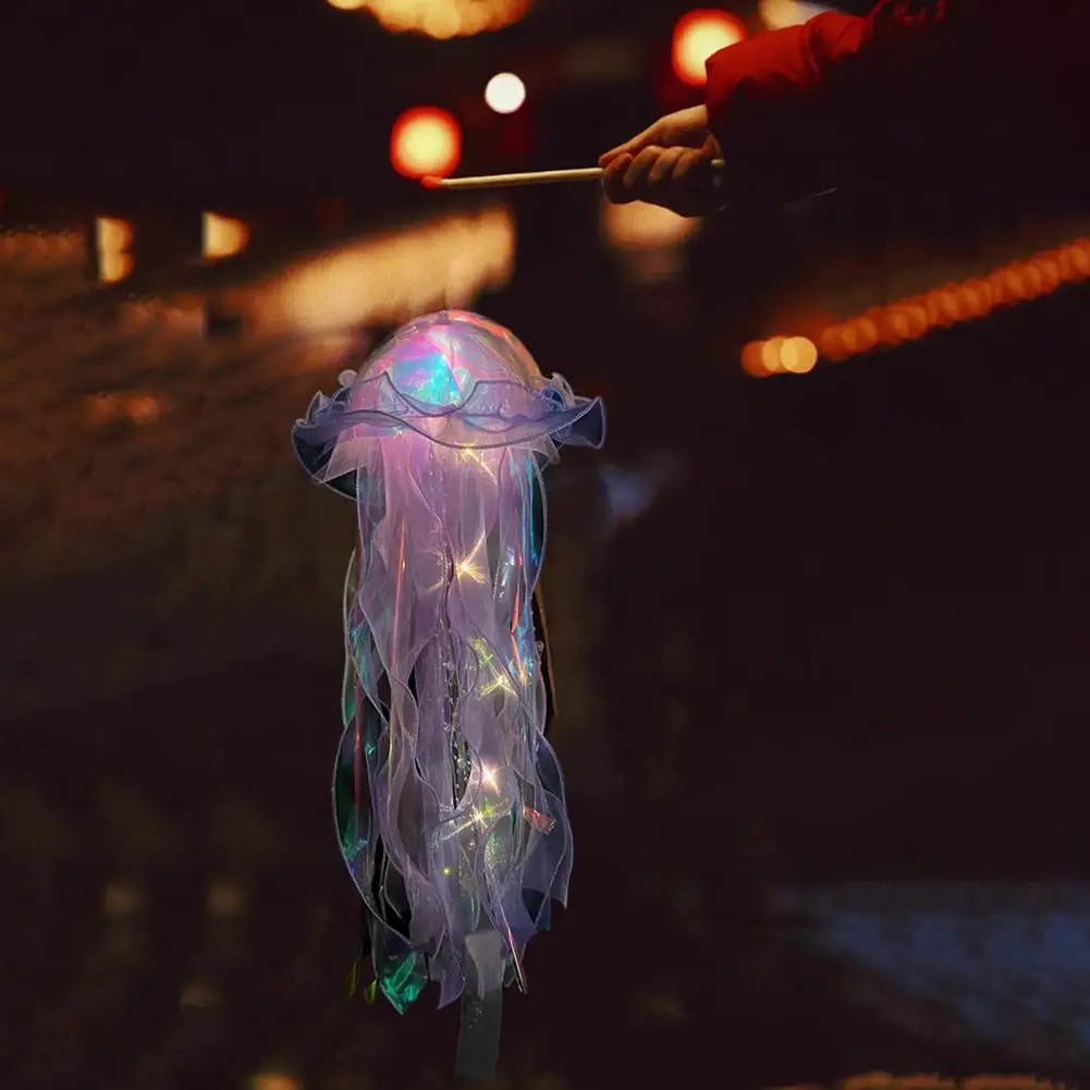 

Jellyfish Lantern Vivid Sparkling Realistic Party Jellyfish Lantern LED Hanging Lamp Gift Household Accessories