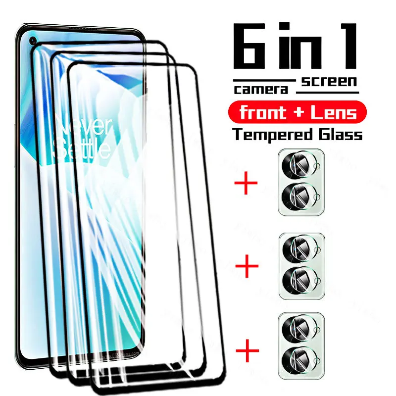 

For OnePlus Nord 2T 5G Full Cover Tempered Glass Protective Glass Camera Lens Screen Protector One Plus Nord2T 2 T 6.43" CPH2399