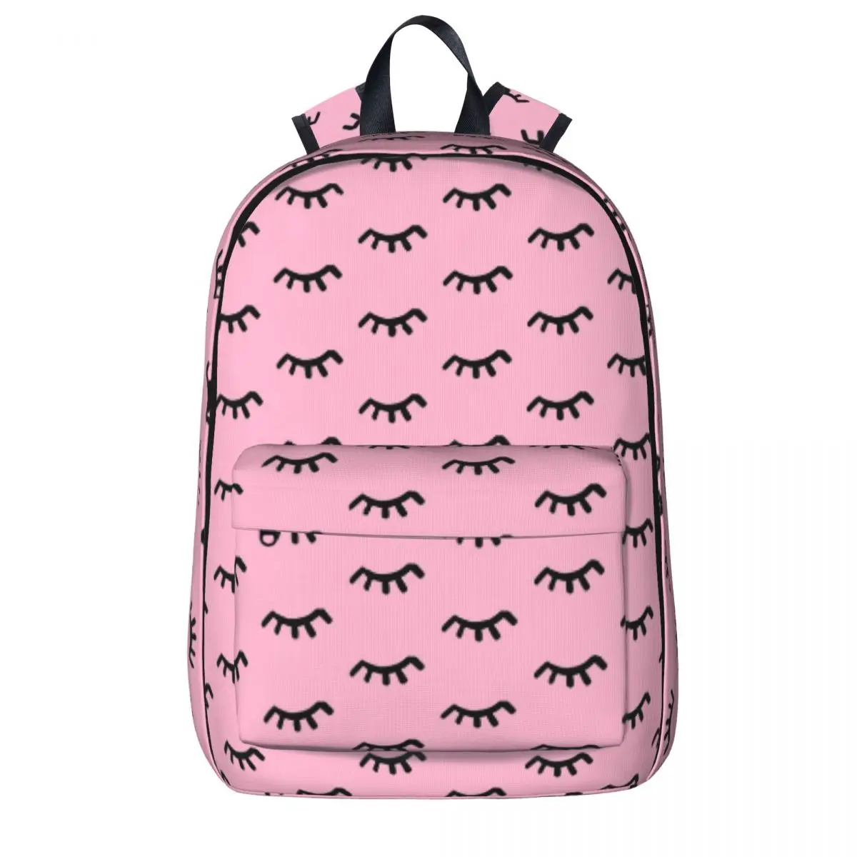 

Рюкзак с ресницами для студентов, Мультяшные большие рюкзаки с закрытыми глазами, милые школьные ранцы из полиэстера, повседневные красочные рюкзаки