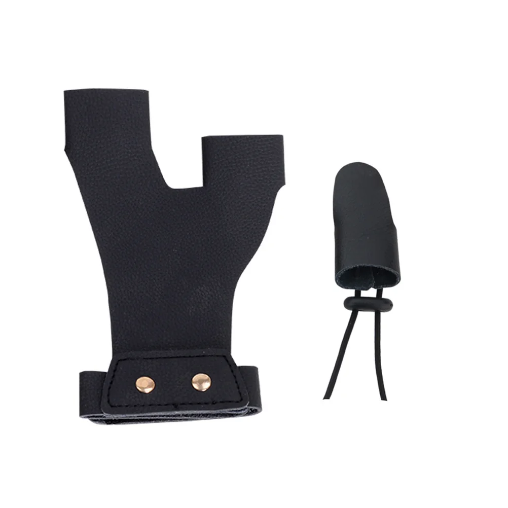 

1 Set Archery Thumb Cover Professional Hand Guard Wear-resistant Hand Protector