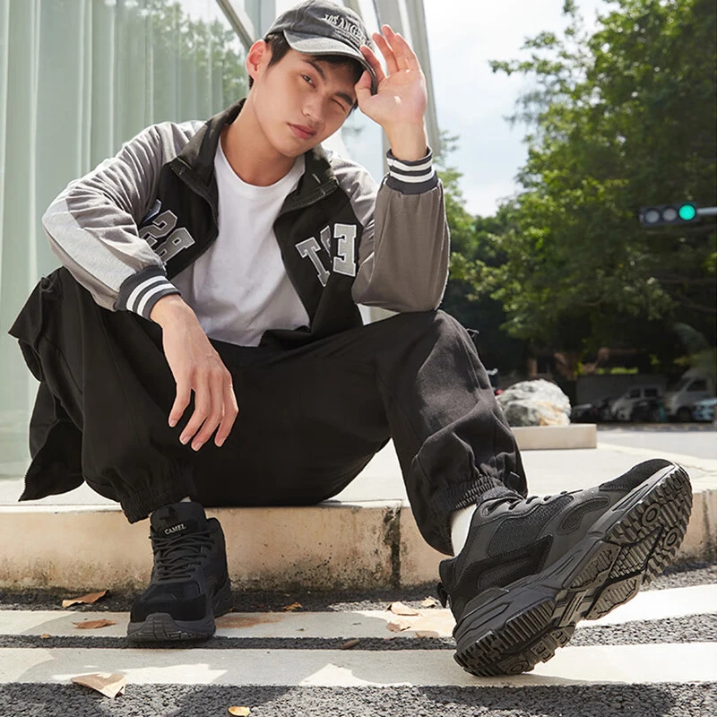 GOLDEN CAMEL Outdoor Hiking Shoes Non-slip Male Sneakers Wear-resistant Shock-absorb Running Sports Trekking Shoes for Men 2023